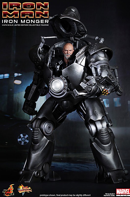 ✦ IRON MONGER 1: 6 FIGURE HOT TOYs Hot Toys Iron Monger Limited Edition Collectible Figure -