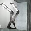 Liternity Victory Carbon Series OLED Desk Lamp - Clear Lacquer 900x500px