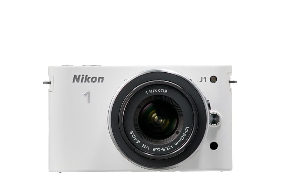 Nikon 1 J1 Digital Camera - Front 900x600px