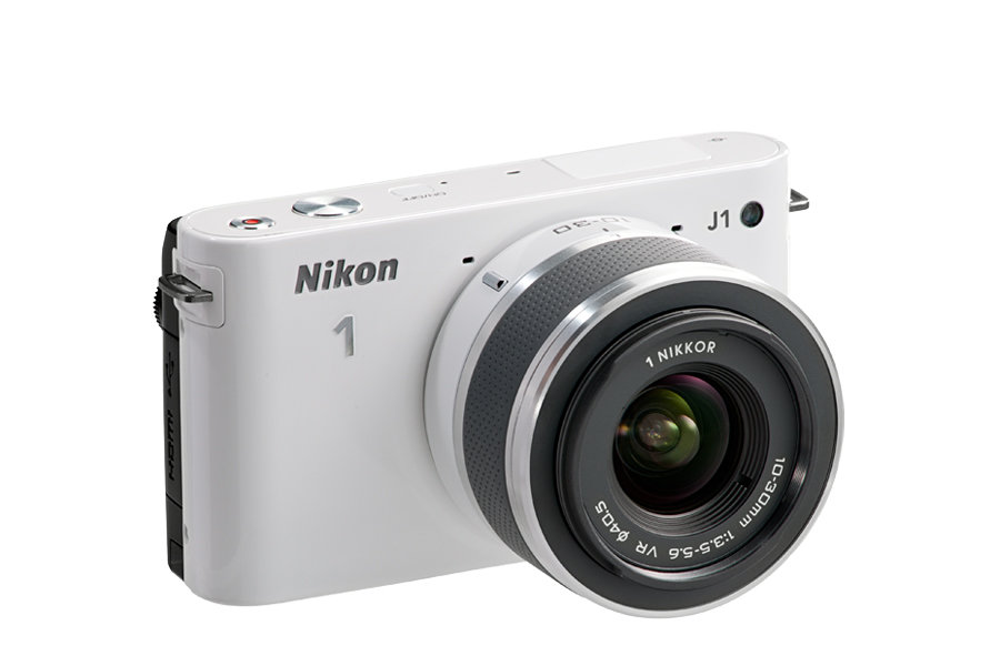 Nikon 1 J1 Digital Camera - Right 900x600px