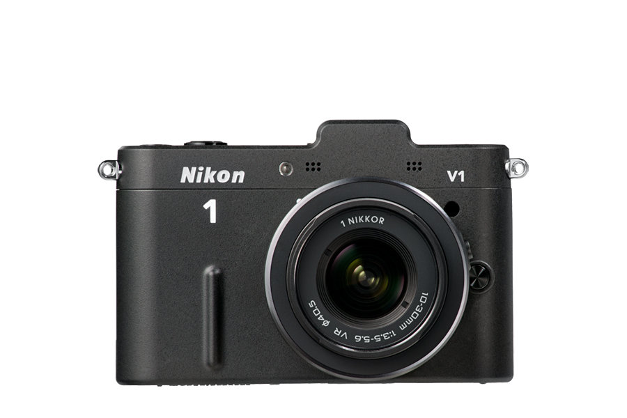 Nikon 1 V1 Digital Camera - Front 900x600px