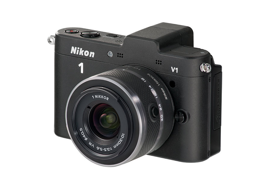 Nikon 1 V1 Digital Camera - Left 900x600px