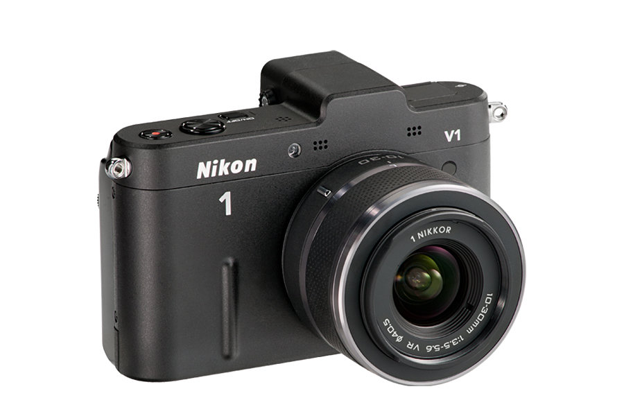 Nikon 1 V1 Digital Camera - Right 900x600px