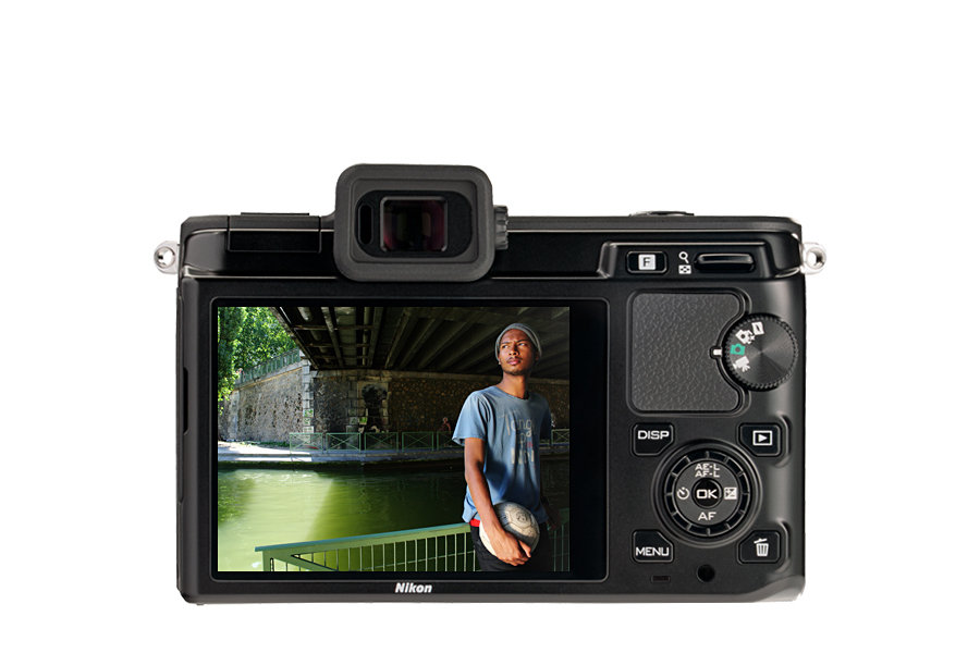 Nikon 1 V1 Digital Camera - Back 900x600px