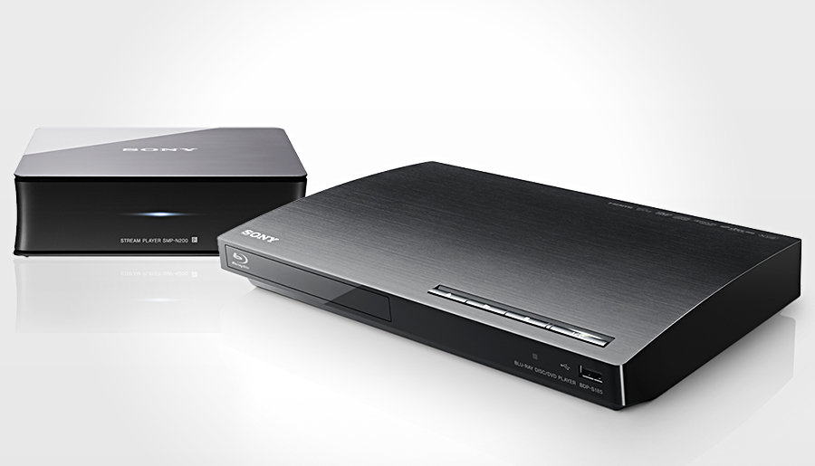 Sony BDP-S185 BluRay player and SMP-N200 network media player 900x515px
