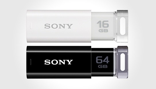 Sony Micro Vault Click Flash Drives 544x311px