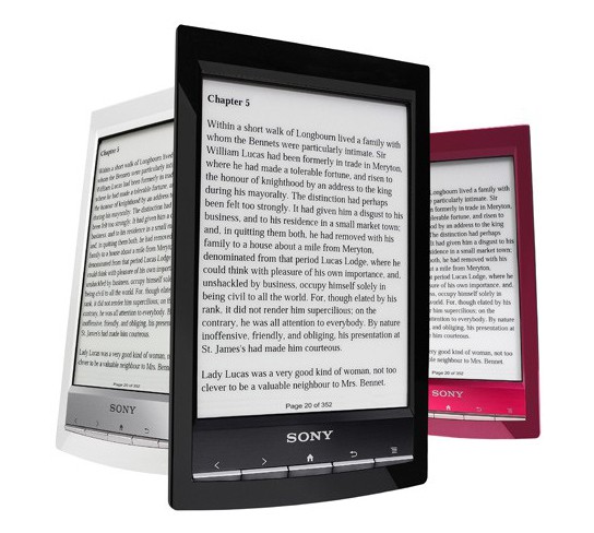 Sony Reader WiFi 544x488px