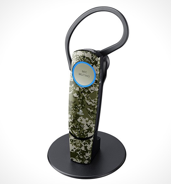 Urban Camouflage PS3 Bluetooth Headset 544x588px