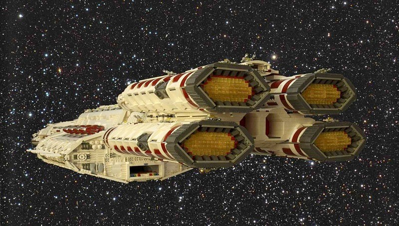 custom LEGO Battlestar Galactica Battle Bezerk 800x454px