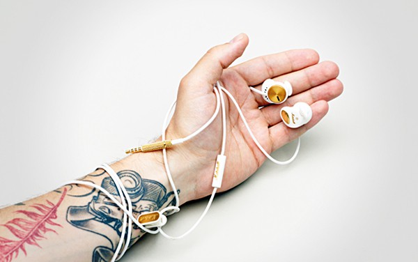 Marshall Minor in-ear headphones - white 600x376px