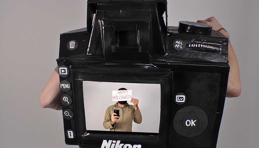 FULLY FUNCTIONAL Camera Costume 900x515px