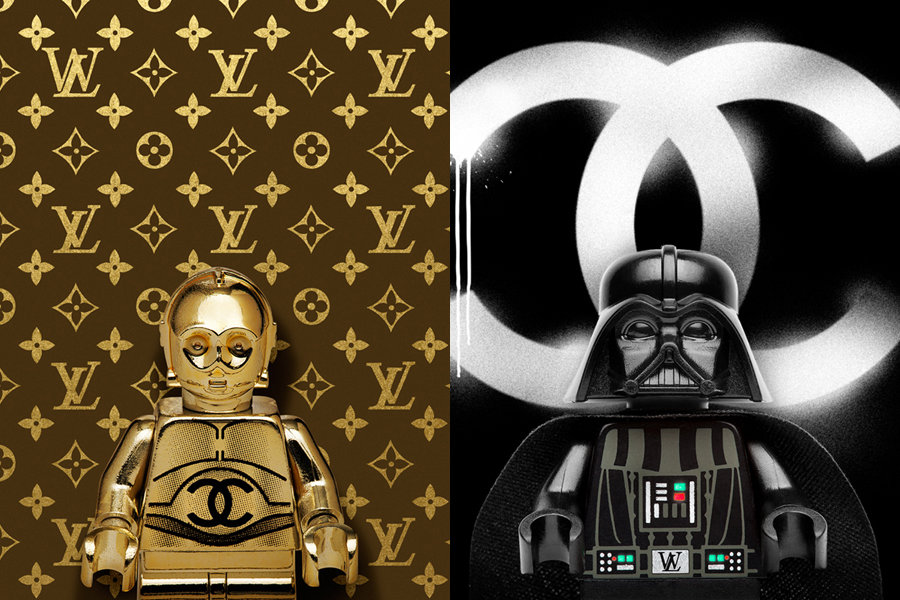 Dale May's V3PO Louis Vuitton and Coco Vader Portraits