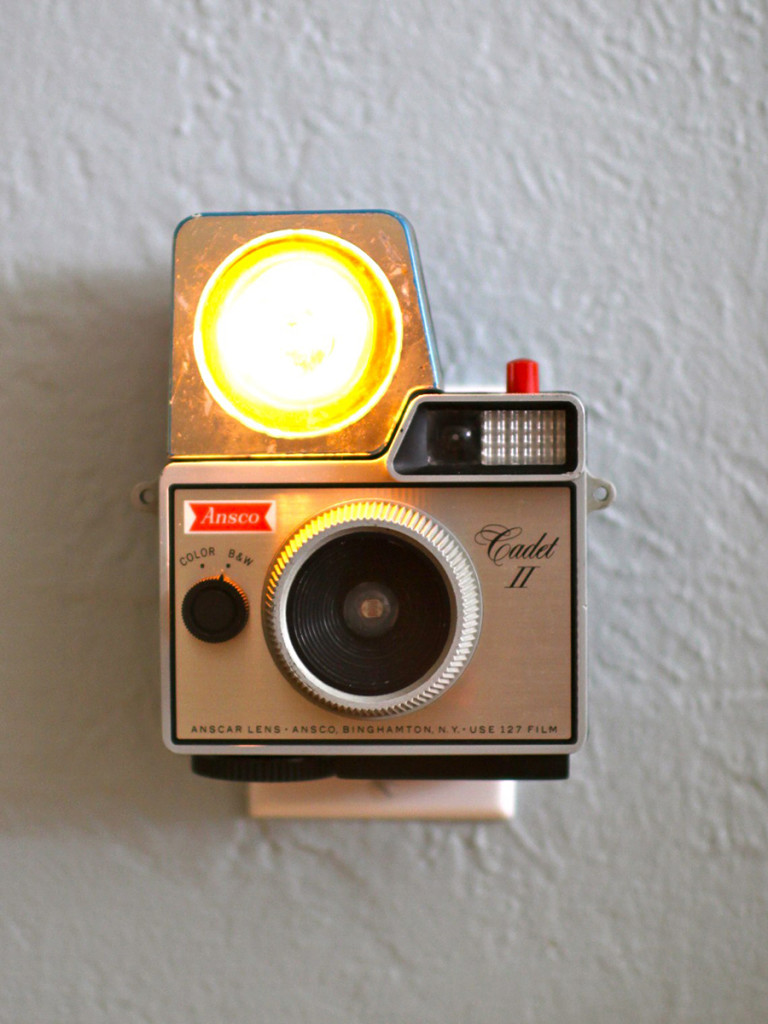 Vintage Camera Nightlight - Ansco Cadet II w/ flash
