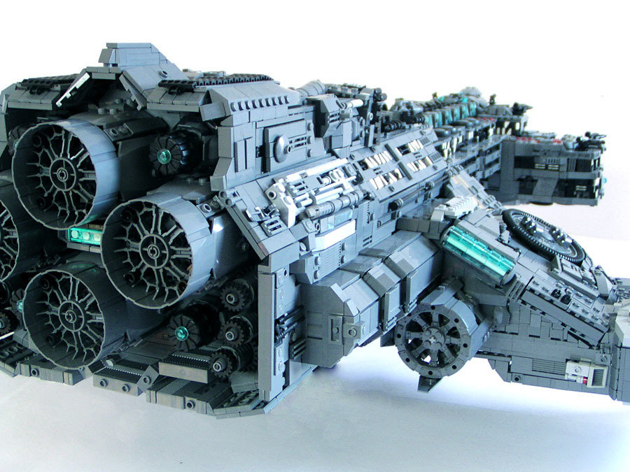 Custom LEGO StarCraft II Hyperion Battlecruiser
