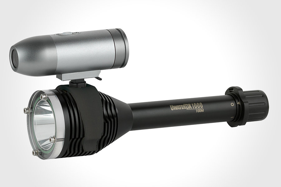 Uwater HD3x Camera with DX1000 Dive Light