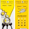 Free Key Press-To-Open Key Ring
