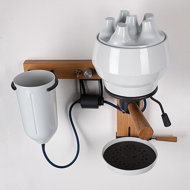 Porcelain Espresso Machine by Arvid Hausser