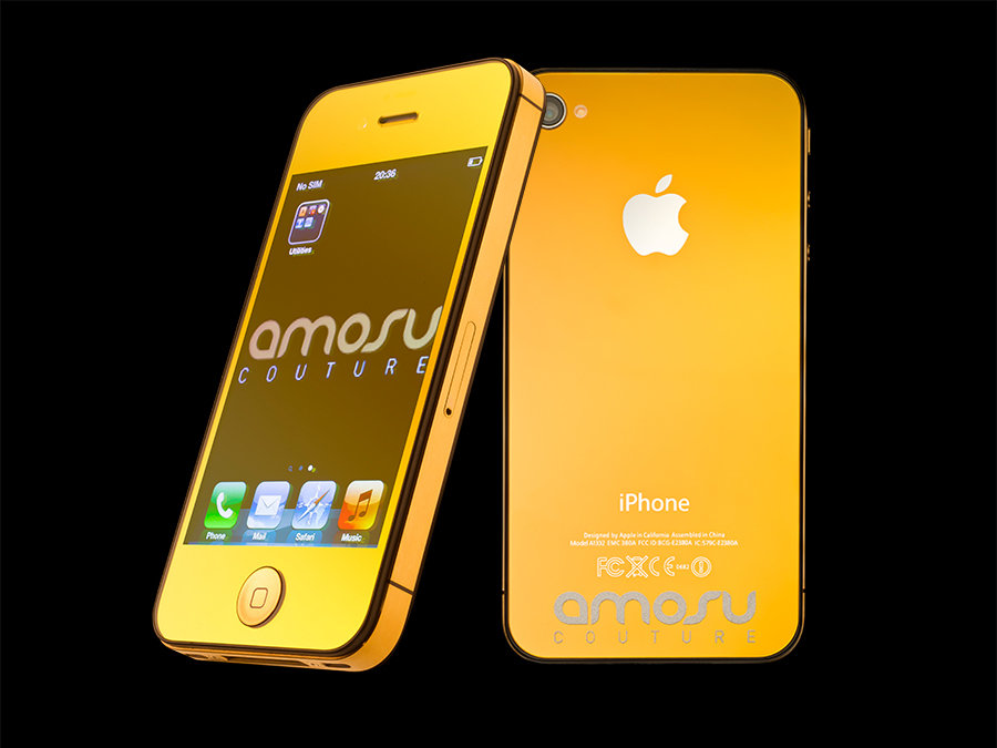Apple Full Gold iPhone 4S by Amosu Couture