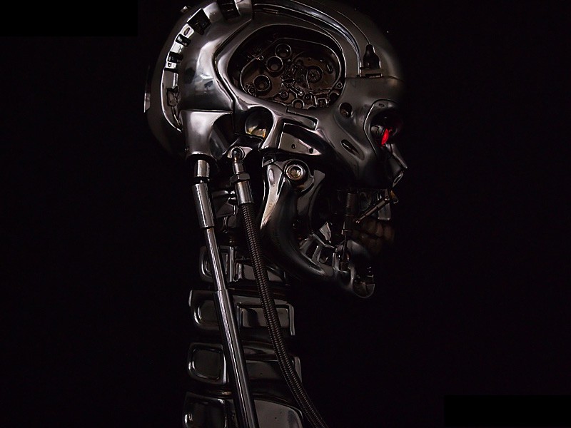 T-800 Animatronic Terminator Bust