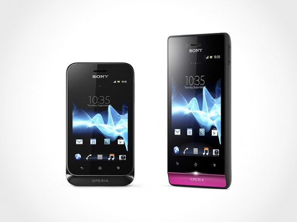 Sony Xperia miro and Xperia tipo Smartphones