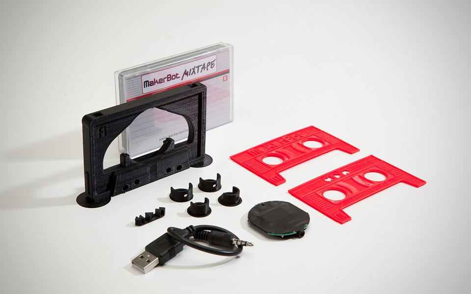 The MakerBot Mixtape - unassembled