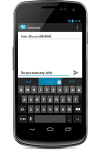 Google Jelly Bean Keyboard