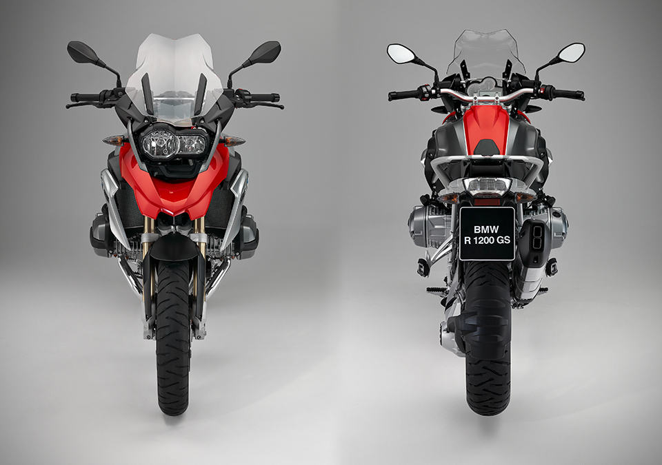 2013 BMW R 1200 GS in Racing Red - Front & Back