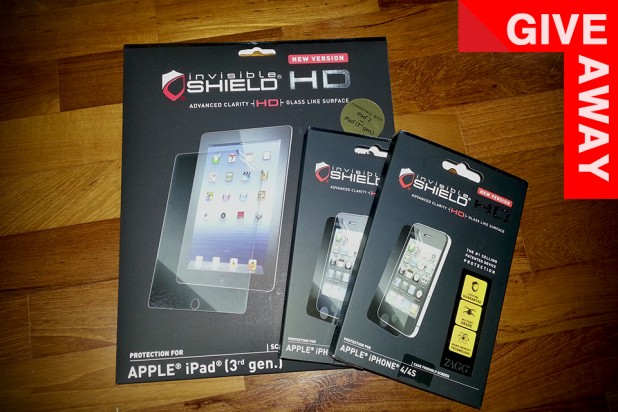 GIVEAWAY: ZAGG Invisible Shield for iPad and iPhone 4/4S