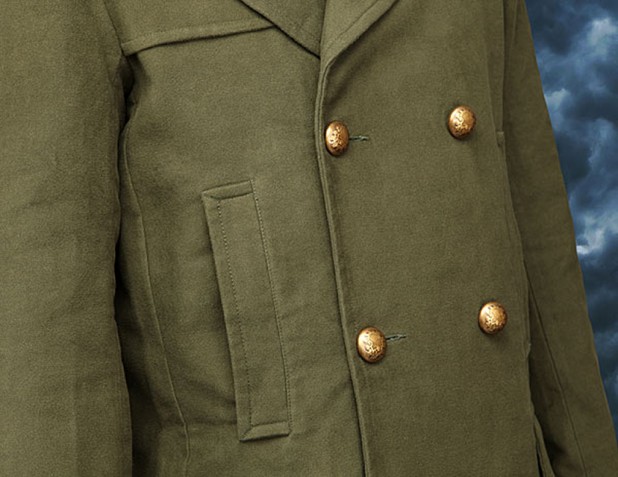 Doctor Who 11th Doctor's Green Jacket Detail