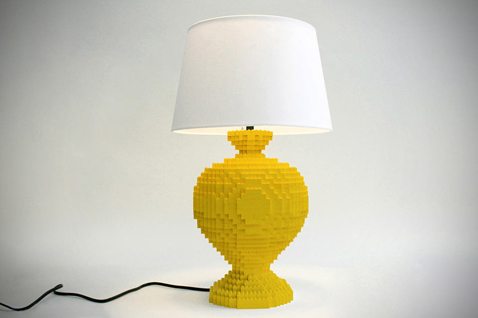 LEGO Table Lamps by Sean Kenney - Mercer Yellow