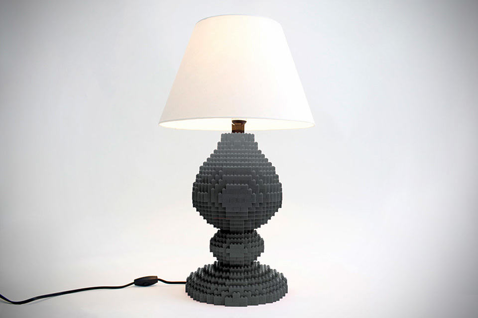 LEGO Table Lamps by Sean Kenney - Devoe Dark Gray