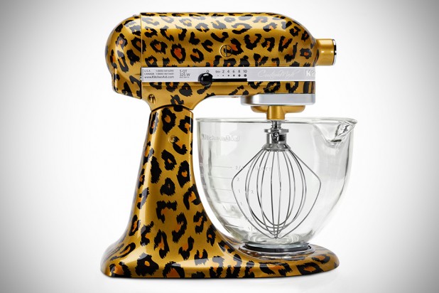 Limited Edition KitchenAid Hand-Painted Stand Mixers - Leopard