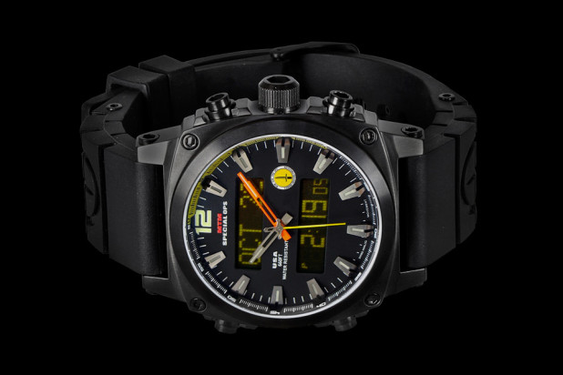 MTM Special Ops Black Air Stryk Military Watch