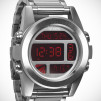 Nixon The Unit SS Watch Silver-Red