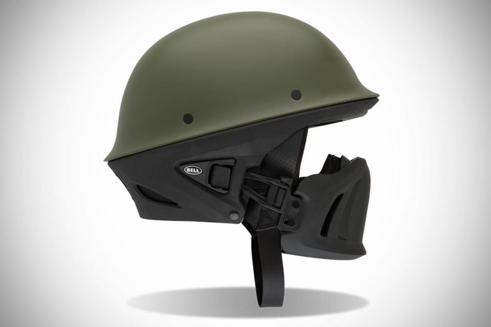 Bell Rogue Motorcycle Helmet - Military Green