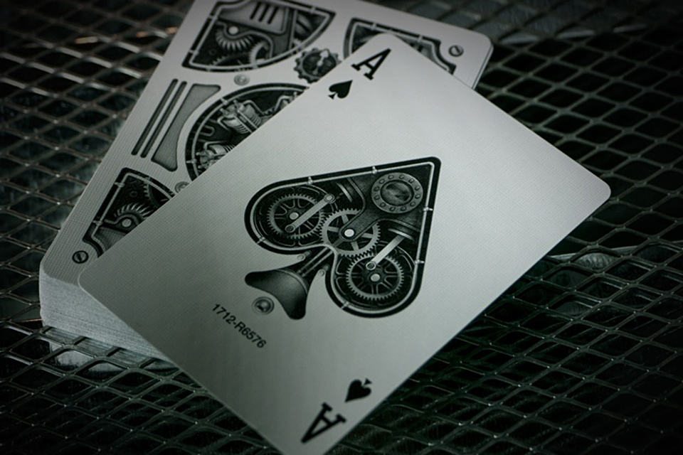 Bicycle Silver Steampunk Playing Cards