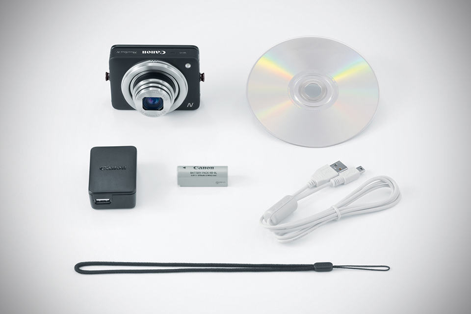 Canon PowerShot N Digital Camera - Black kit