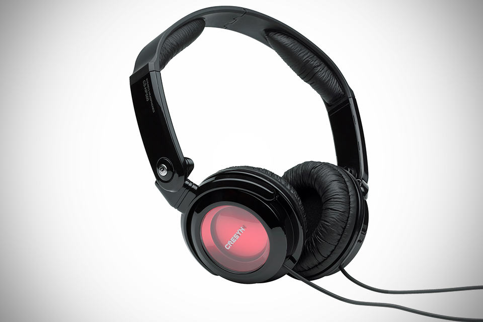 Cresyn CS-HP500 Headphones - Black and Red