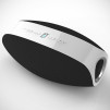 Damson Oyster Wireless Speaker - white band