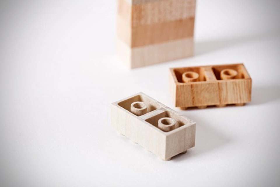Mokurokku Wooden LEGO Bricks