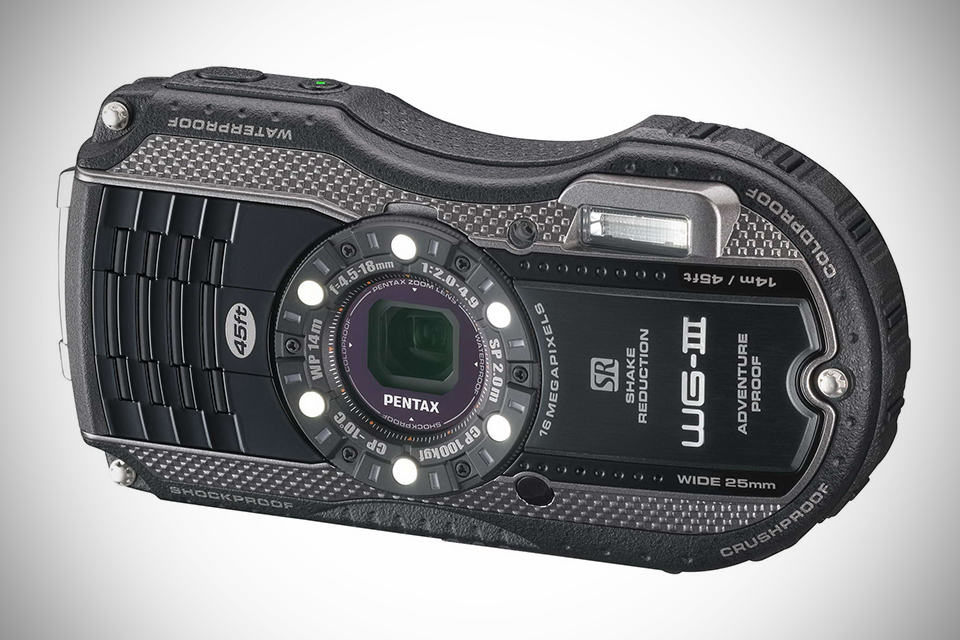 Pentax WG-3 Ruggedized Cameras - Black