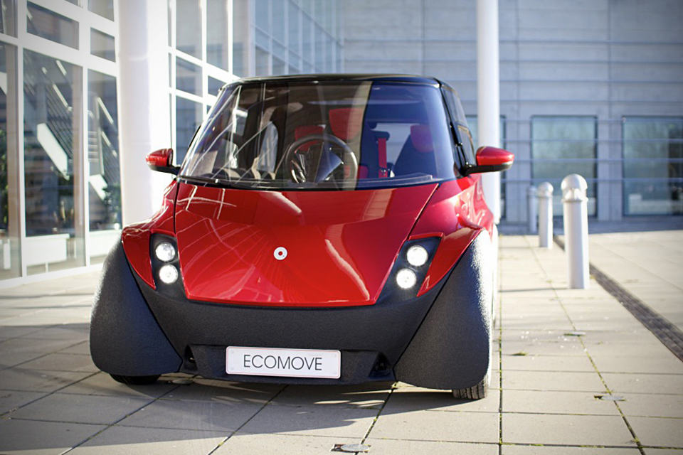 QBEAK III Electric Car by ECOmove