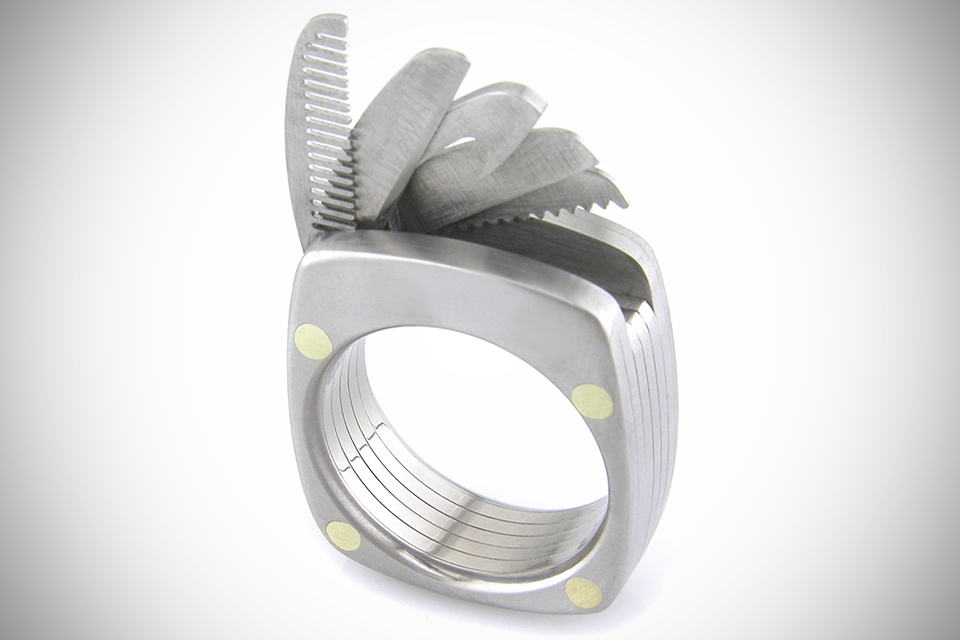 Titanium Utility Ring by Booner Titanium Rings