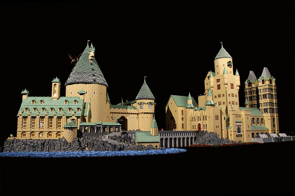 400,000-Piece LEGO Hogwarts by Alice Finch