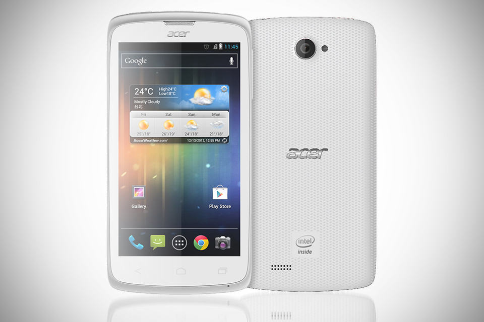Acer Liquid C1 Smartphone with Intel Inside - white