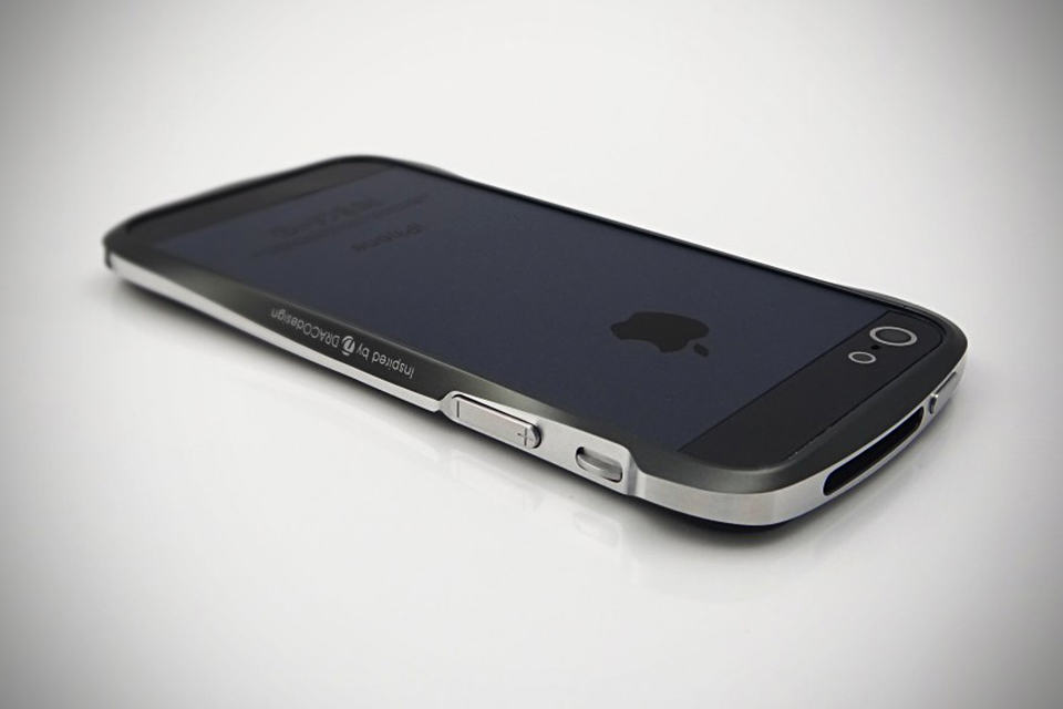 DRACO 5 iPhone 5 Aluminum Bumper - Graphite Gray