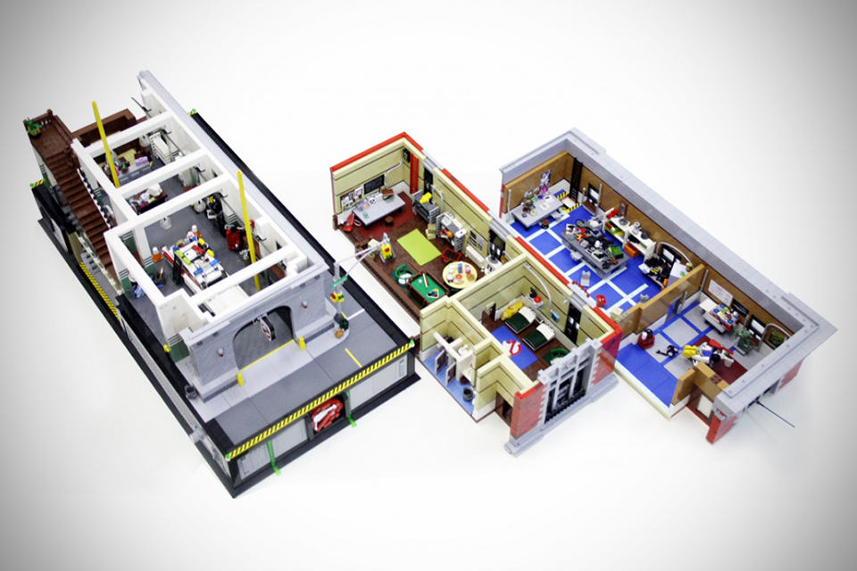 LEGO Ghostbusters Headquarters by Orion Pax - levels