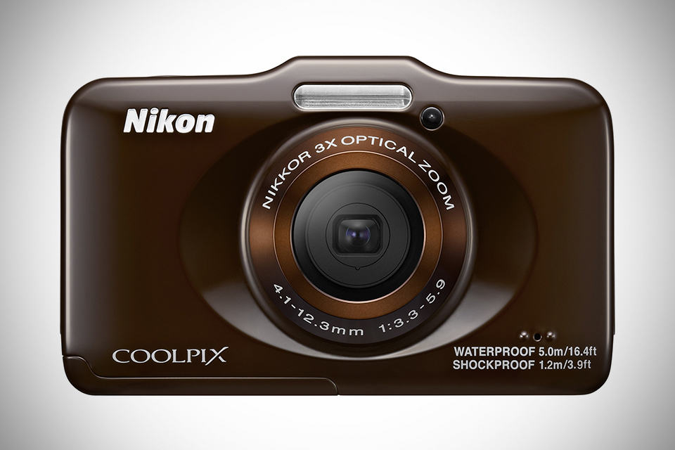 Nikon COOLPIX S31 Waterproof Digital Camera - Brown