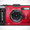 Olympus STYLUS Tough TG-2 iHS Digital Camera - Red - Front