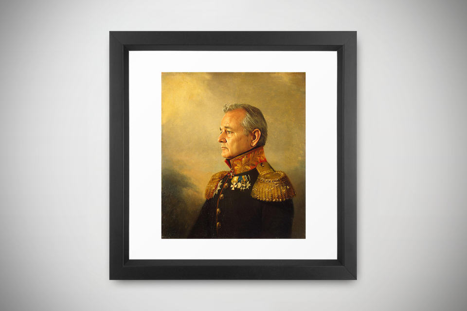 Replaceface Prints - Bill Murray - Framed